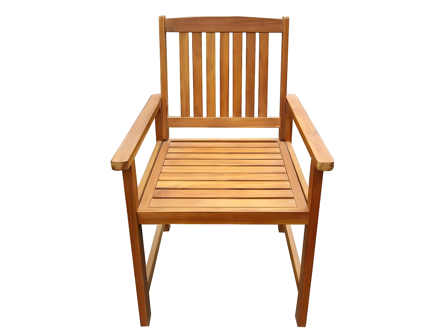 Chaises de jardin 2 pcs Bois d'acacia massif Marron SEF96294