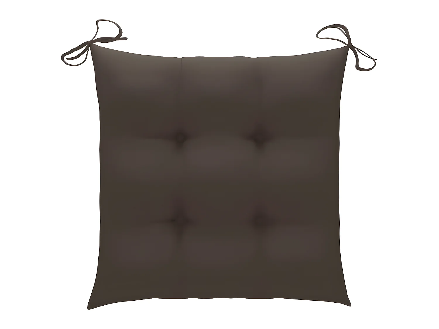 Chaises de jardin avec coussins taupe 3 pcs Bois de teck massif SEF59719