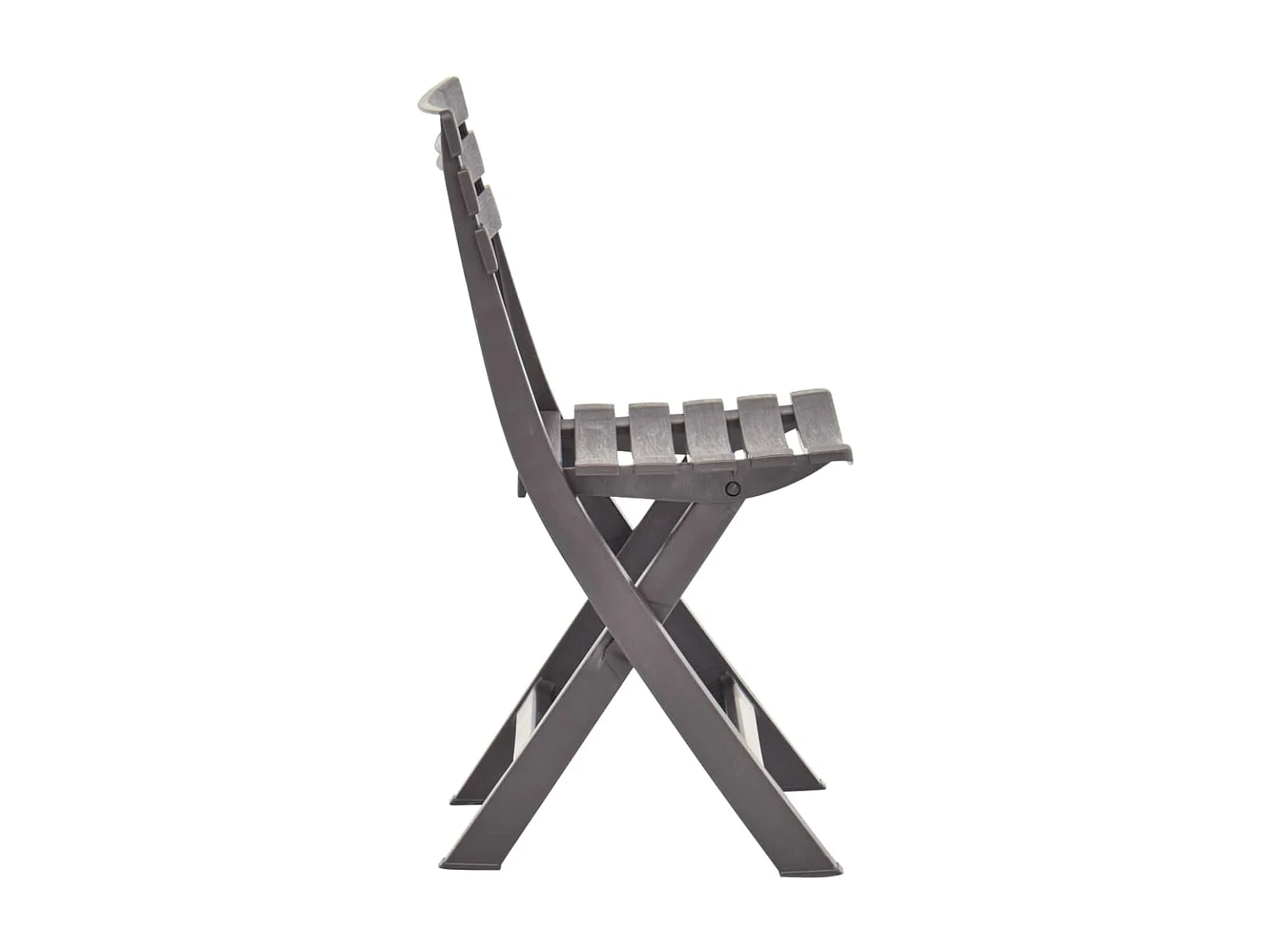 Chaises de jardin pliables 2 pcs Plastique Mocha SEF74433