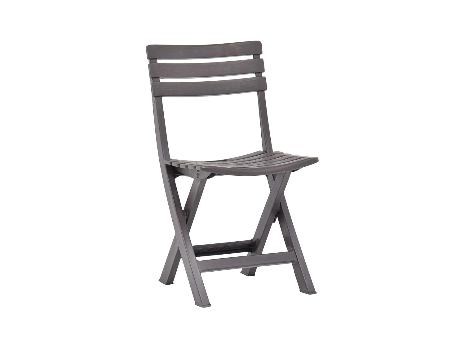 Klappbare Gartenstühle 2 Stk.| Outdoor-Stuhl Kunststoff Mokka -gkd926831