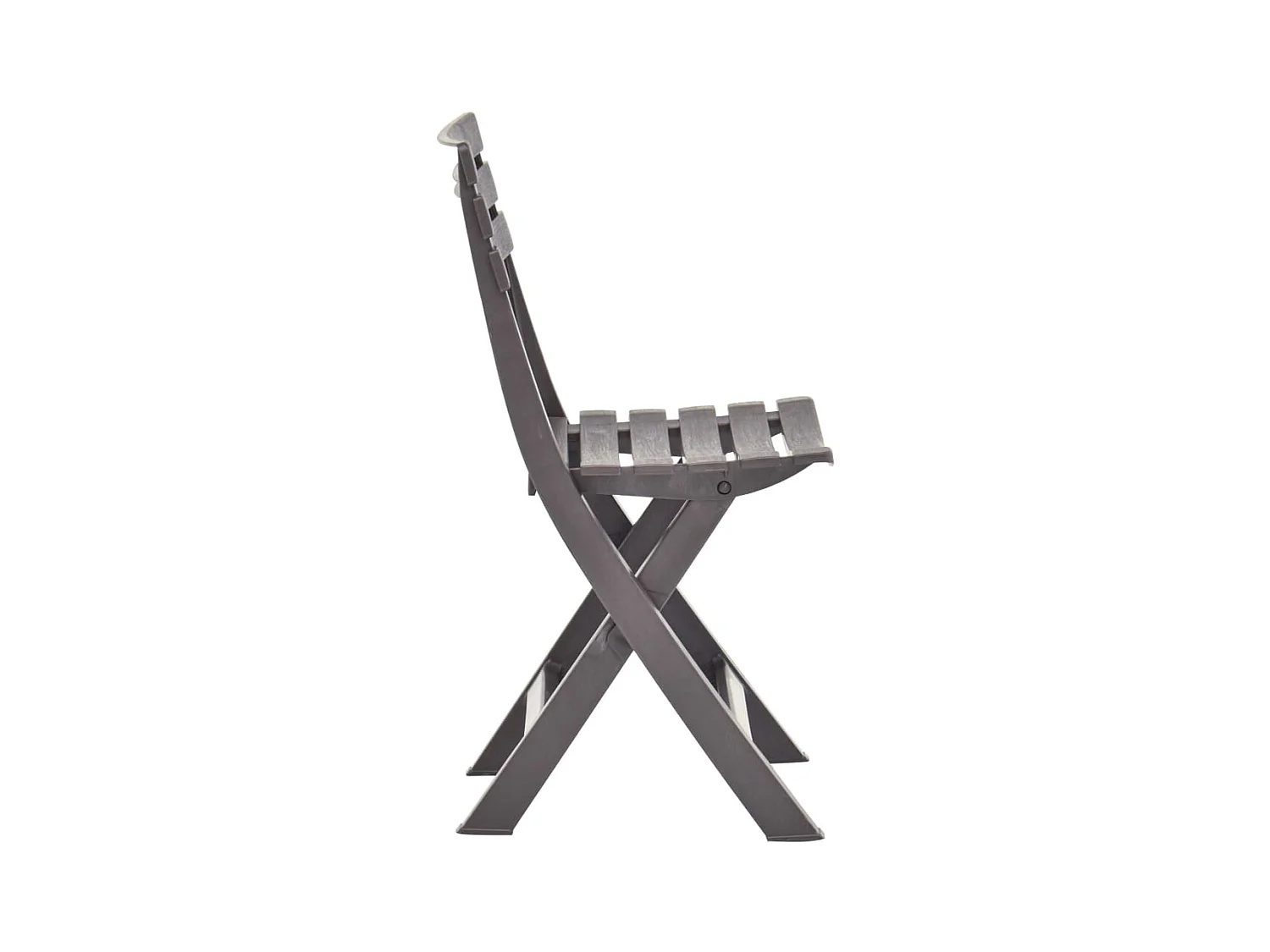 Klappbare Gartenstühle 2 Stk.| Outdoor-Stuhl Kunststoff Mokka -gkd926831