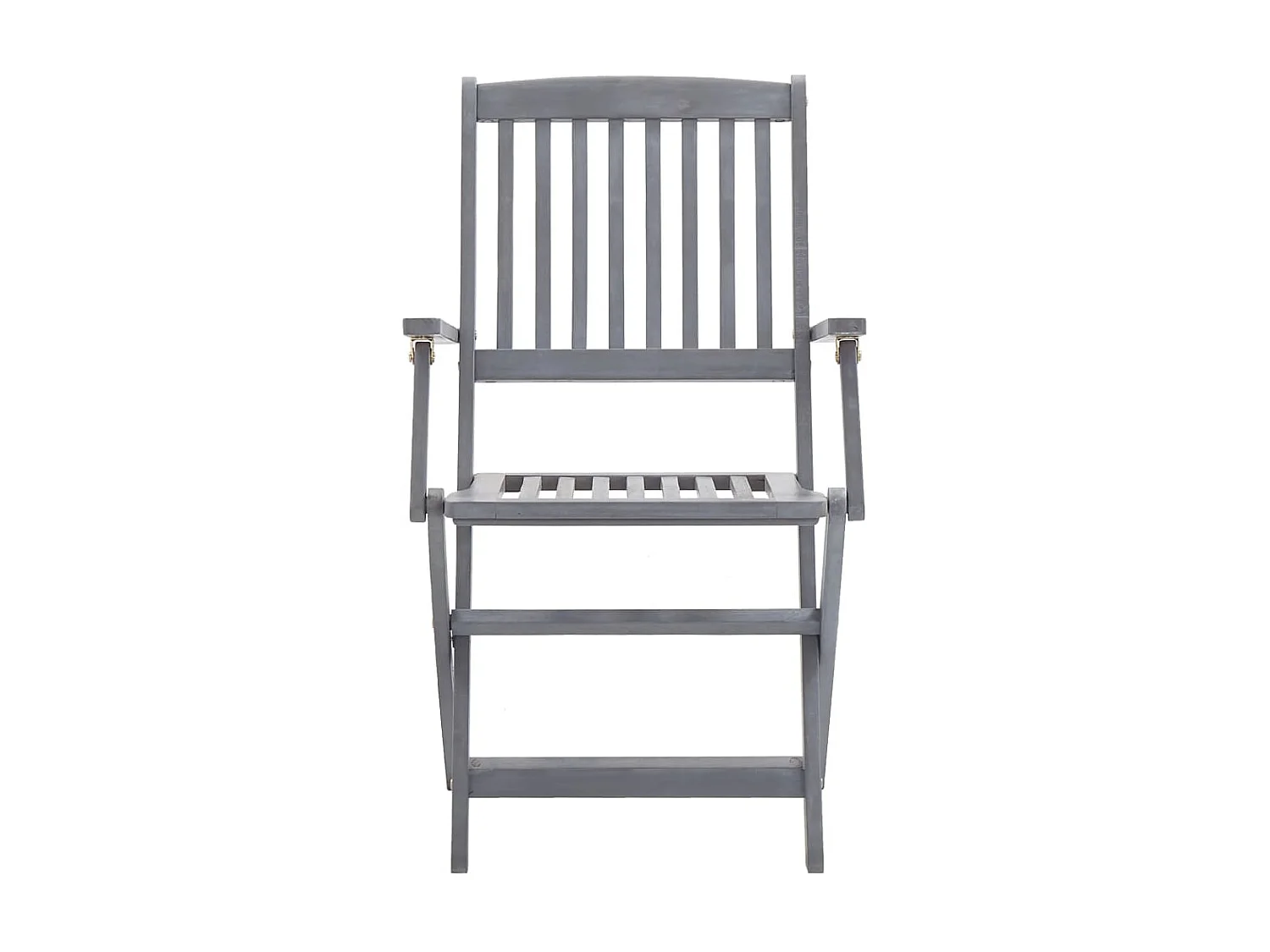 Chaises pliables d'extérieur 2 pcs avec coussins Bois d'acacia SEF96896