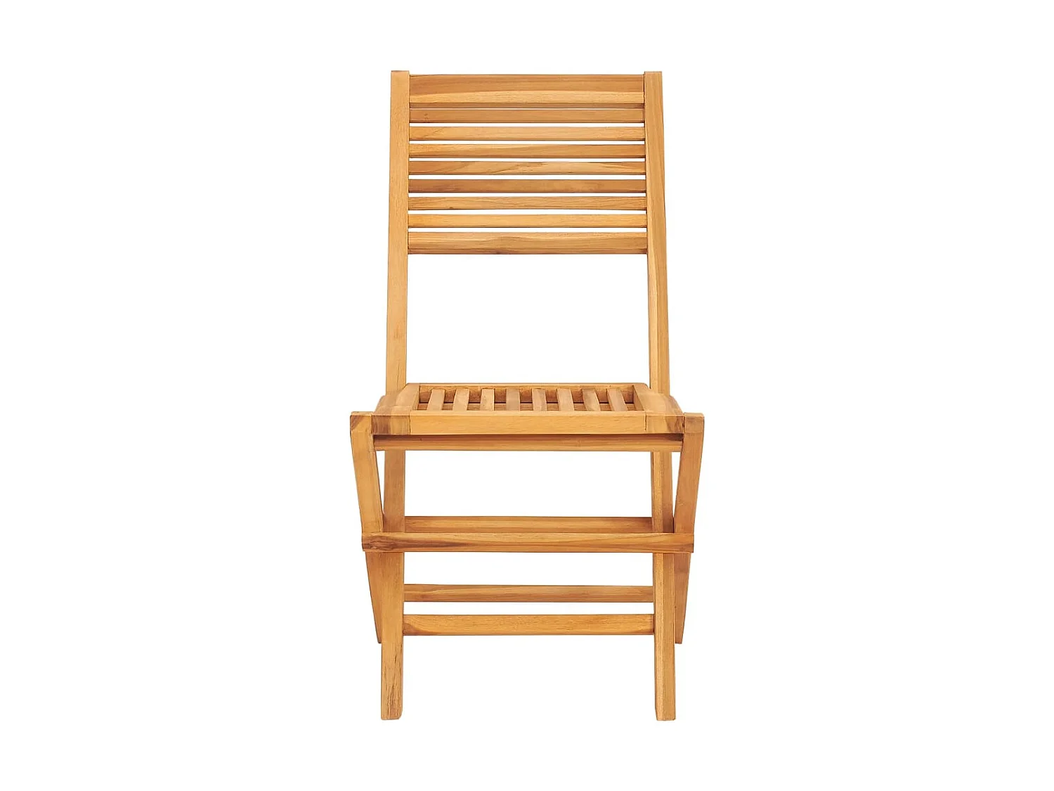 Tuinstoelen inklapbaar 2 st 47x62x90 cm massief teakhout NL97684