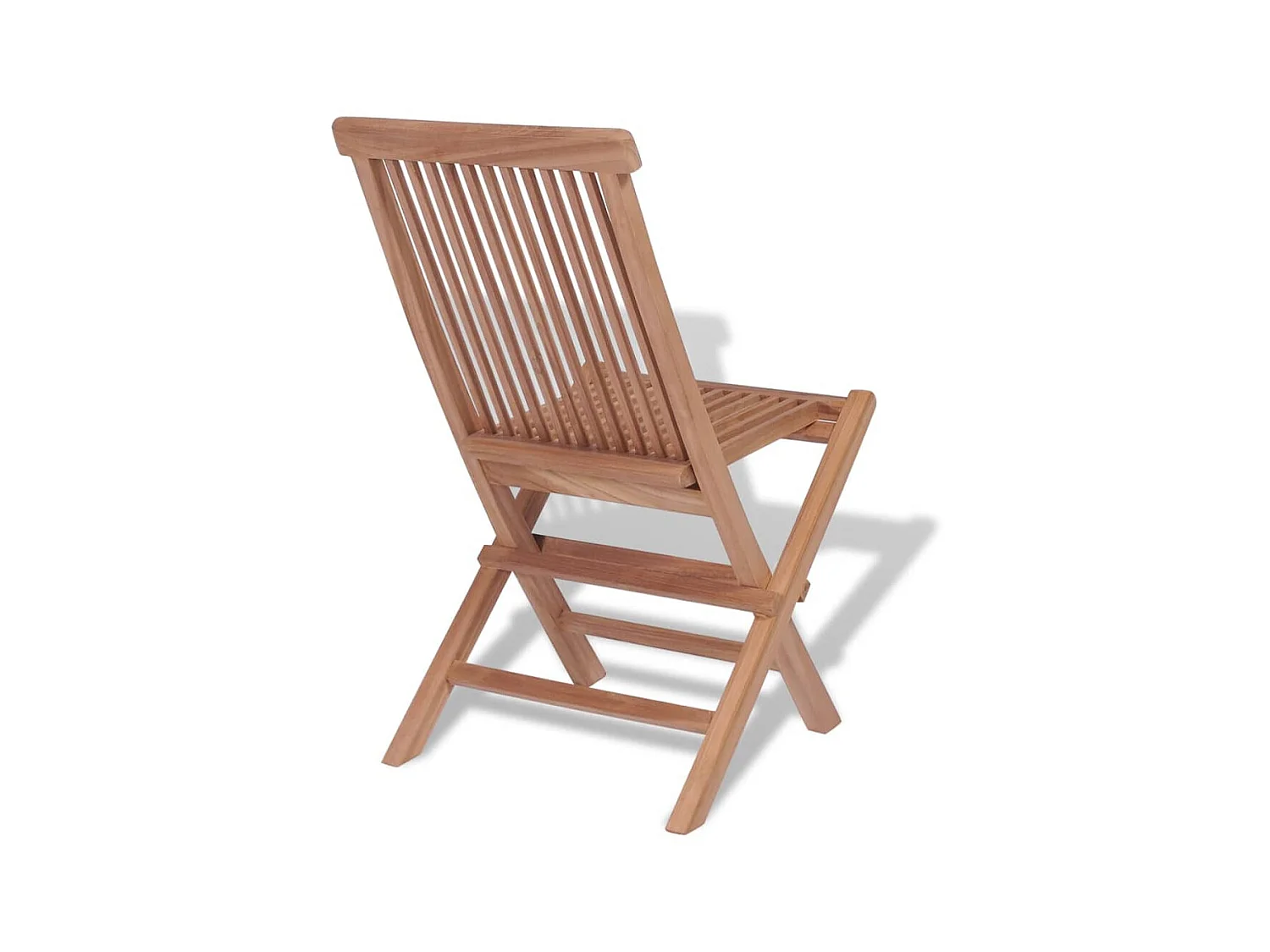 Klappbare Gartenstühle 4 Stk.| Outdoor-Stuhl Massivholz Teak -gkd265023