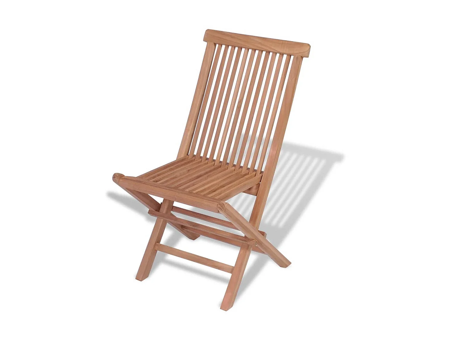 Klappbare Gartenstühle 4 Stk.| Outdoor-Stuhl Massivholz Teak -gkd265023