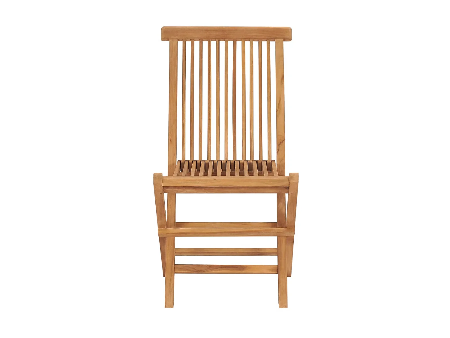 Klappbare Gartenstühle 2 Stk.| Outdoor-Stuhl Massivholz Teak -gkd810371