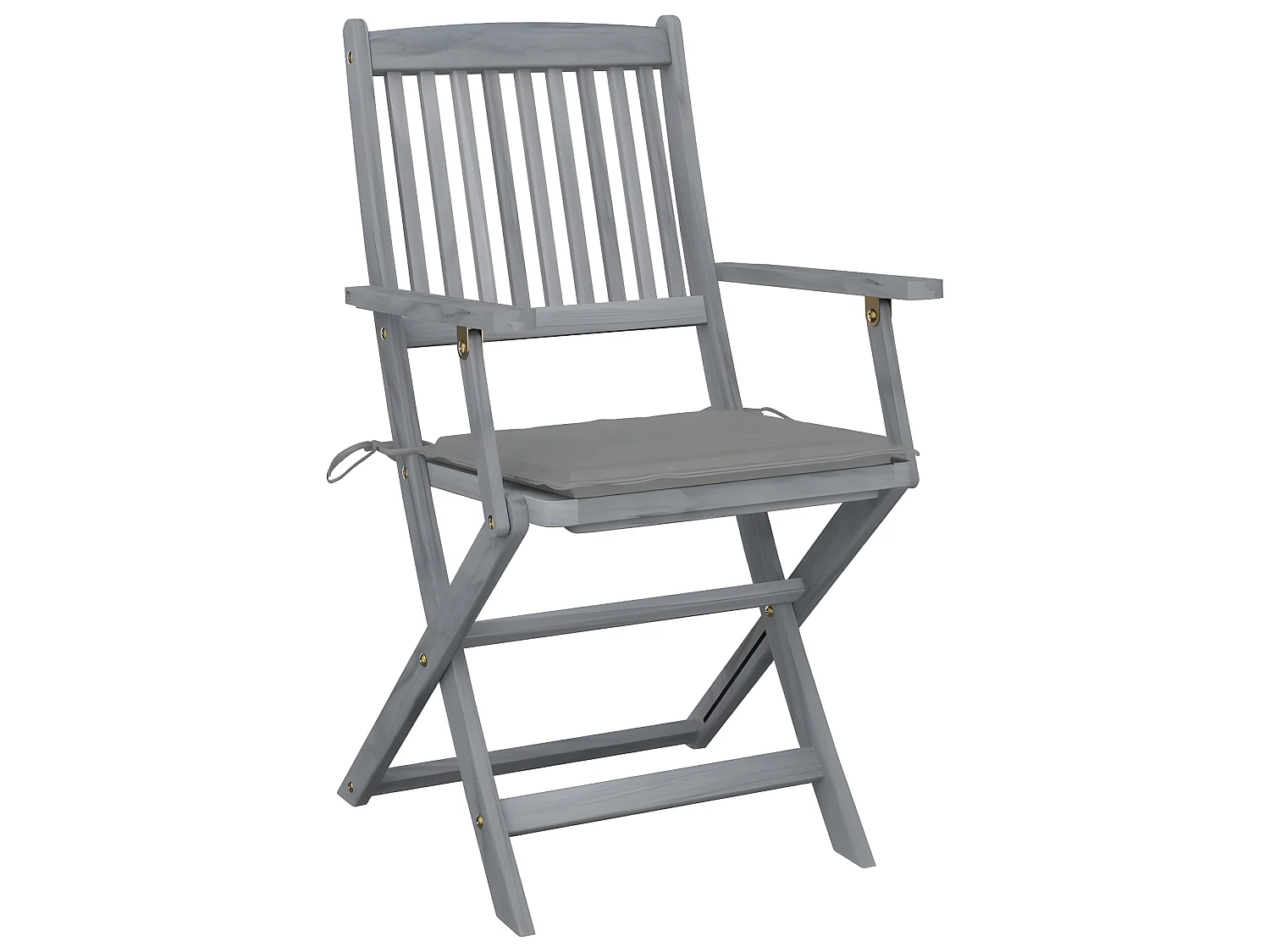 Klappbare Gartenstühle 6 Stk.| Outdoor-Stuhl mit Sitzkissen Massivholz Akazie -gkd325496