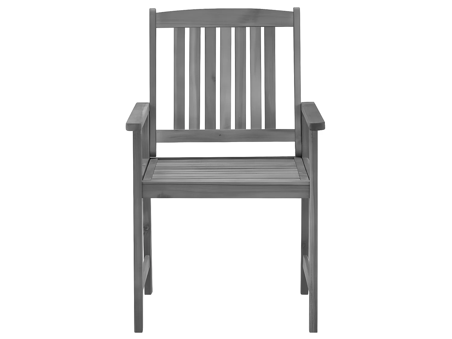 Tuinstoelen 4 st met kussens massief acaciahout grijs NL87703