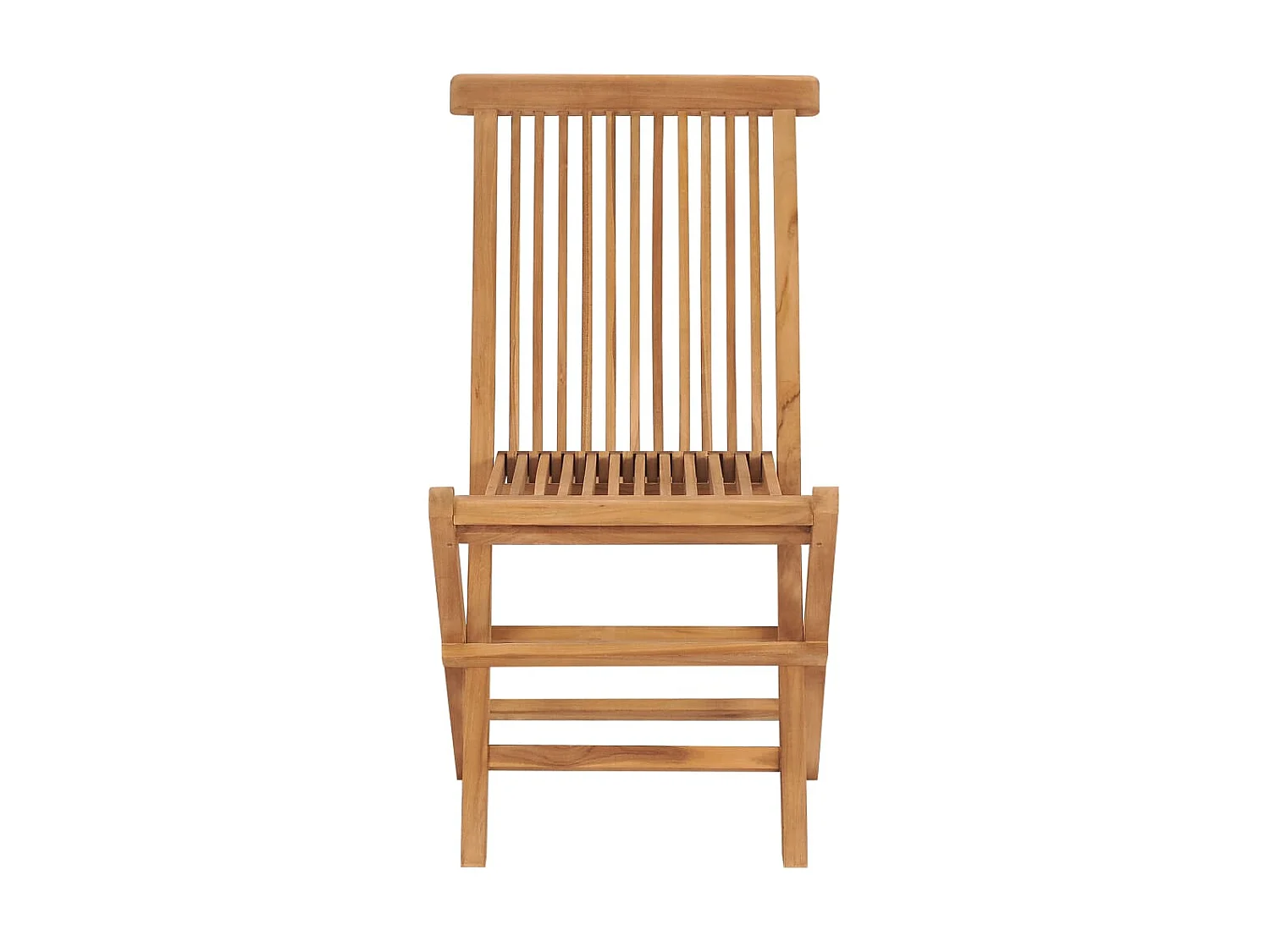 Klappbare Gartenstühle 2 Stk.| Outdoor-Stuhl Massivholz Teak -gkd322034