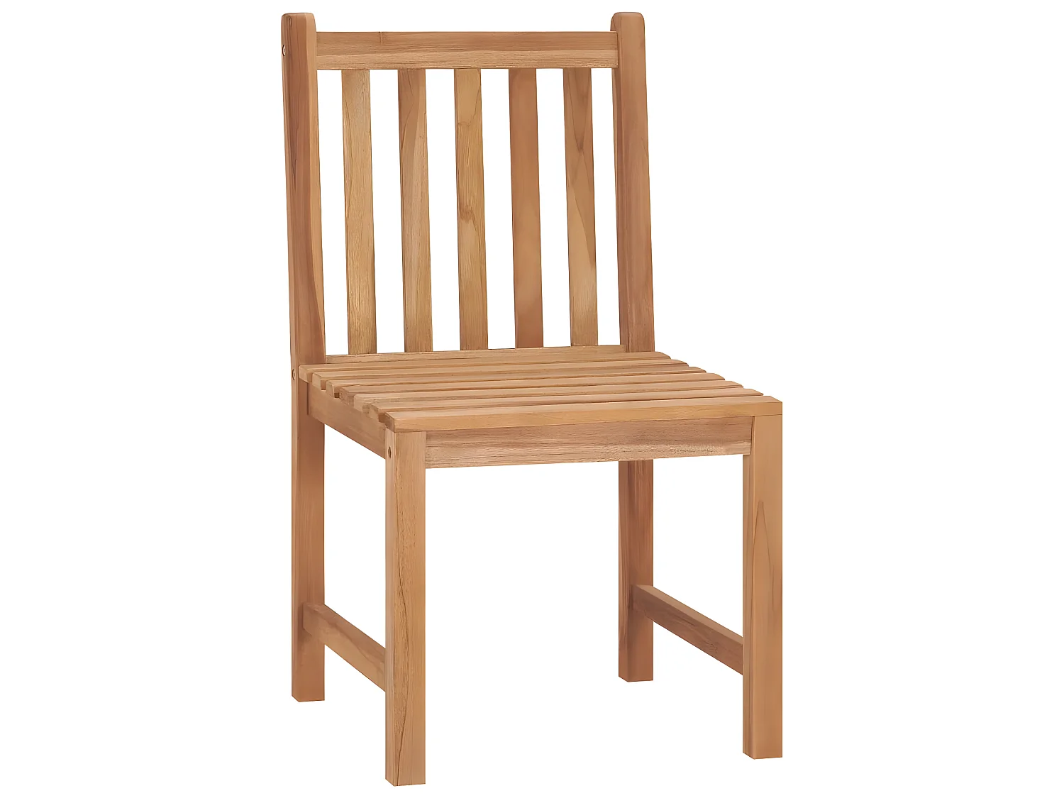 Silla de jardín 2 unidades madera maciza de teca ES39239