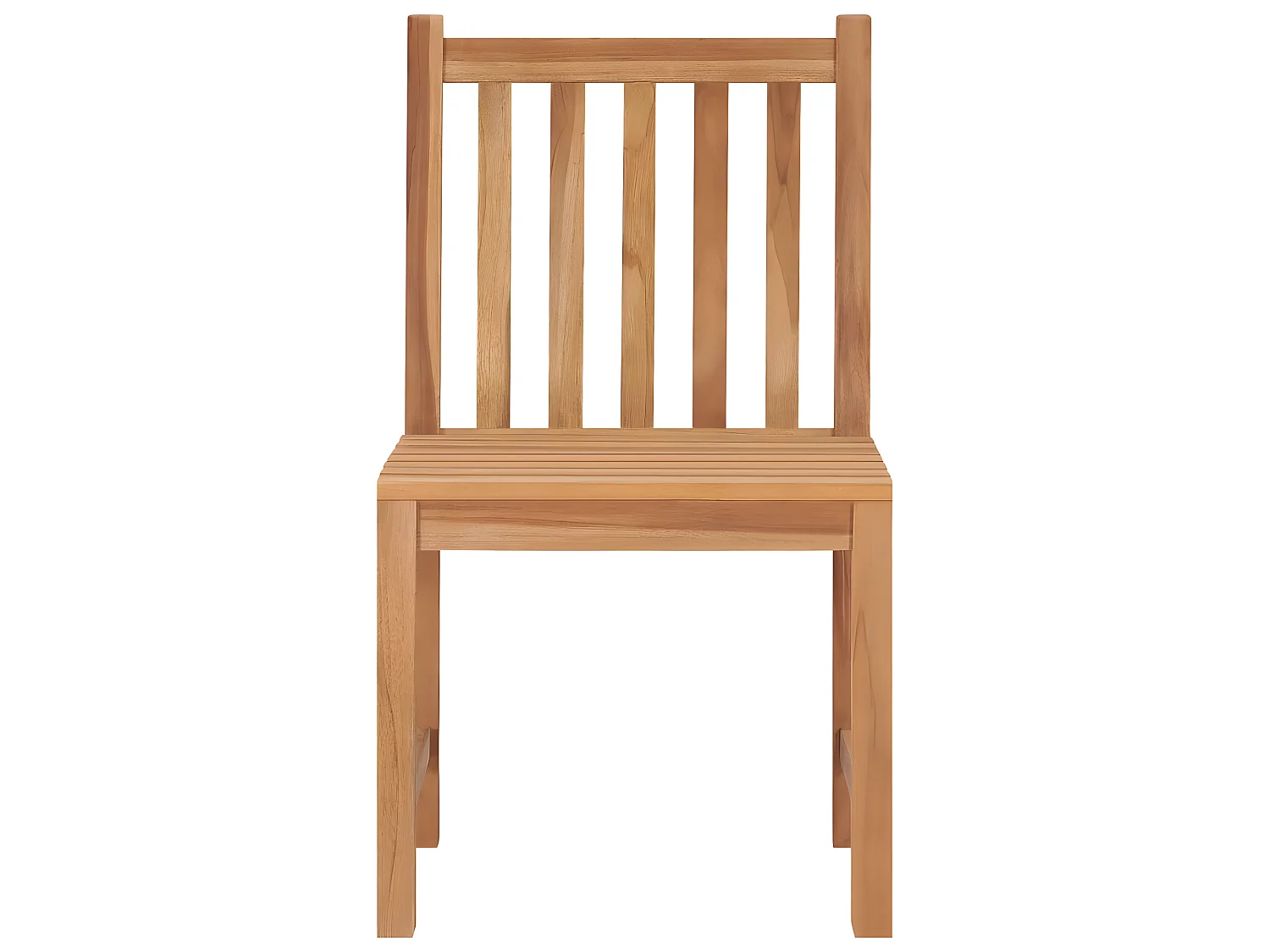 Chaises de jardin 2 pcs Bois de teck solide SEF38031