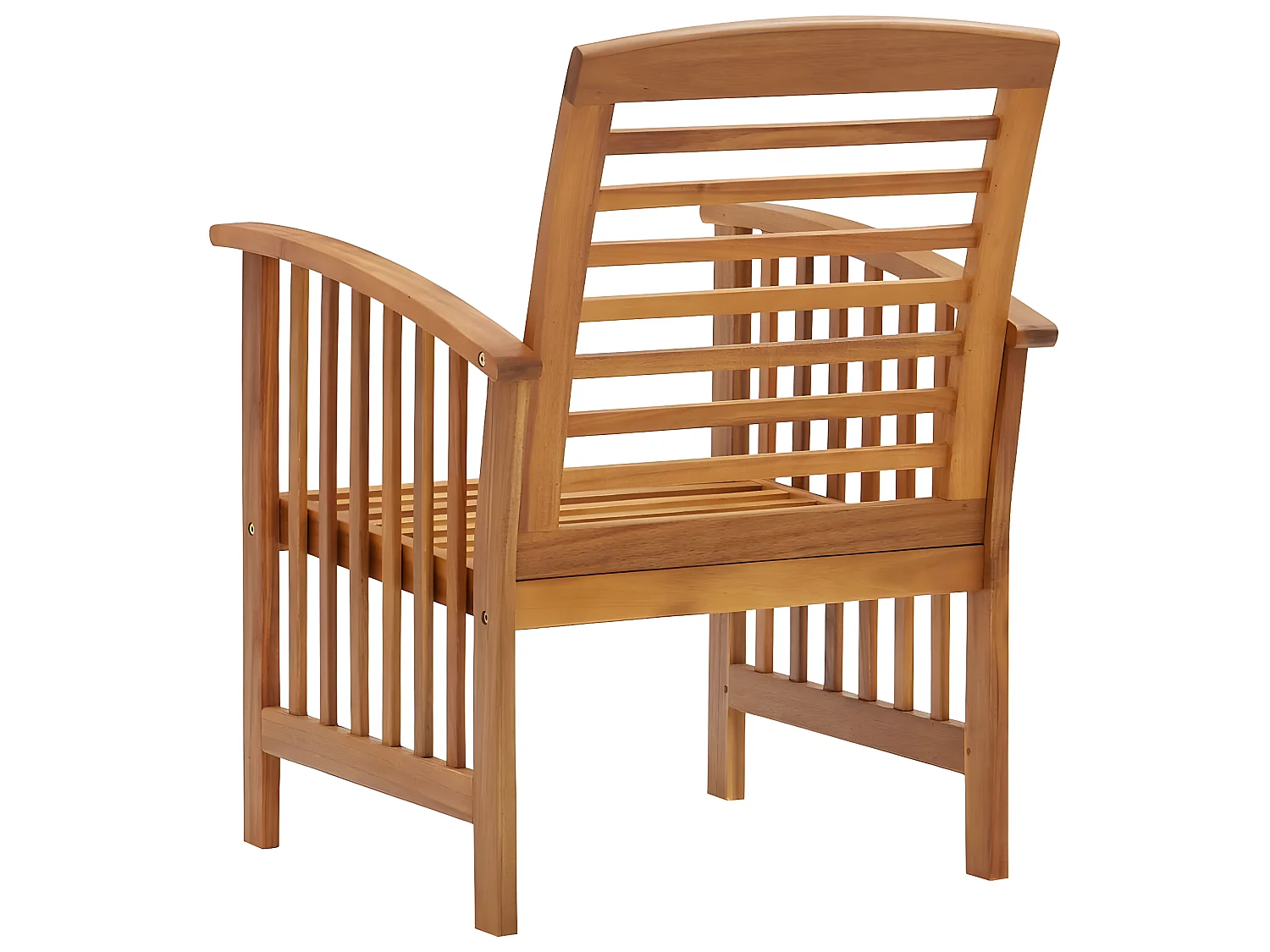 Chaises de jardin 2 pcs Bois d'acacia massif SEF82904