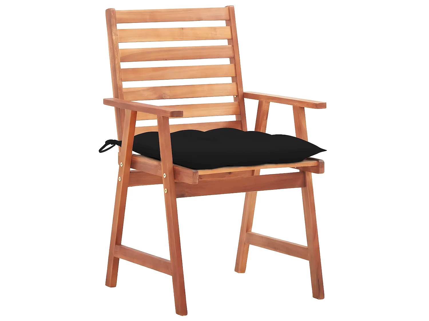 Cadeiras de jantar p/ jardim 3 pcs c/ almofadões acácia maciça PT283649