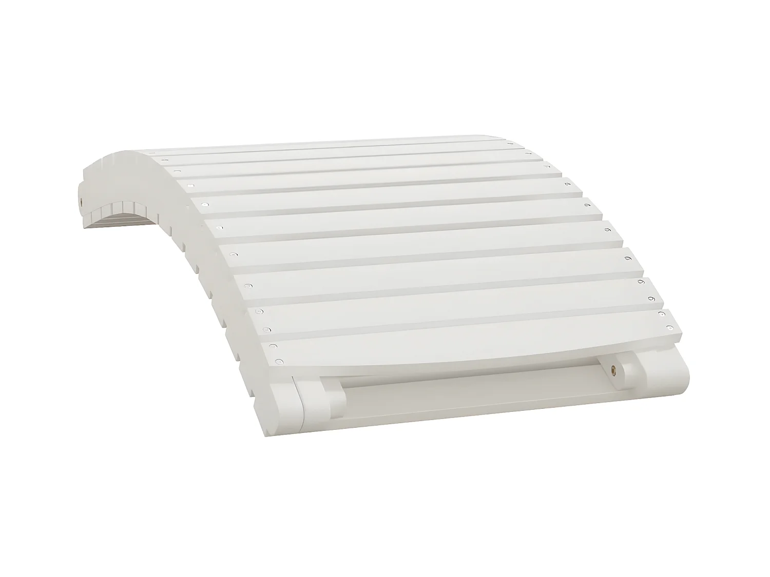 Chaises longues 2 pcs blanc 184x55x64 cm bois massif d'acacia PEWV55023