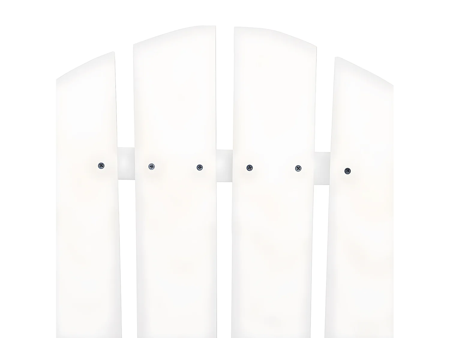 Chaises de jardin Adirondack avec table Bois de sapin Blanc SEF24209