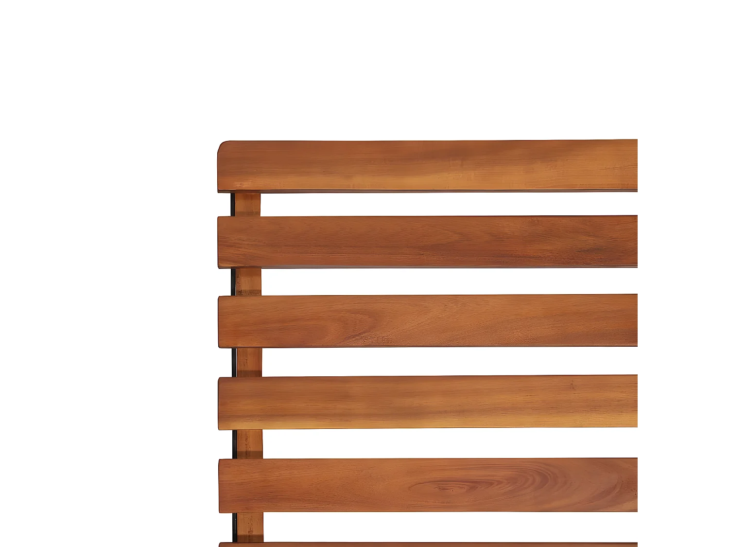 Tumbona de jardín de madera maciza de acacia ES81426