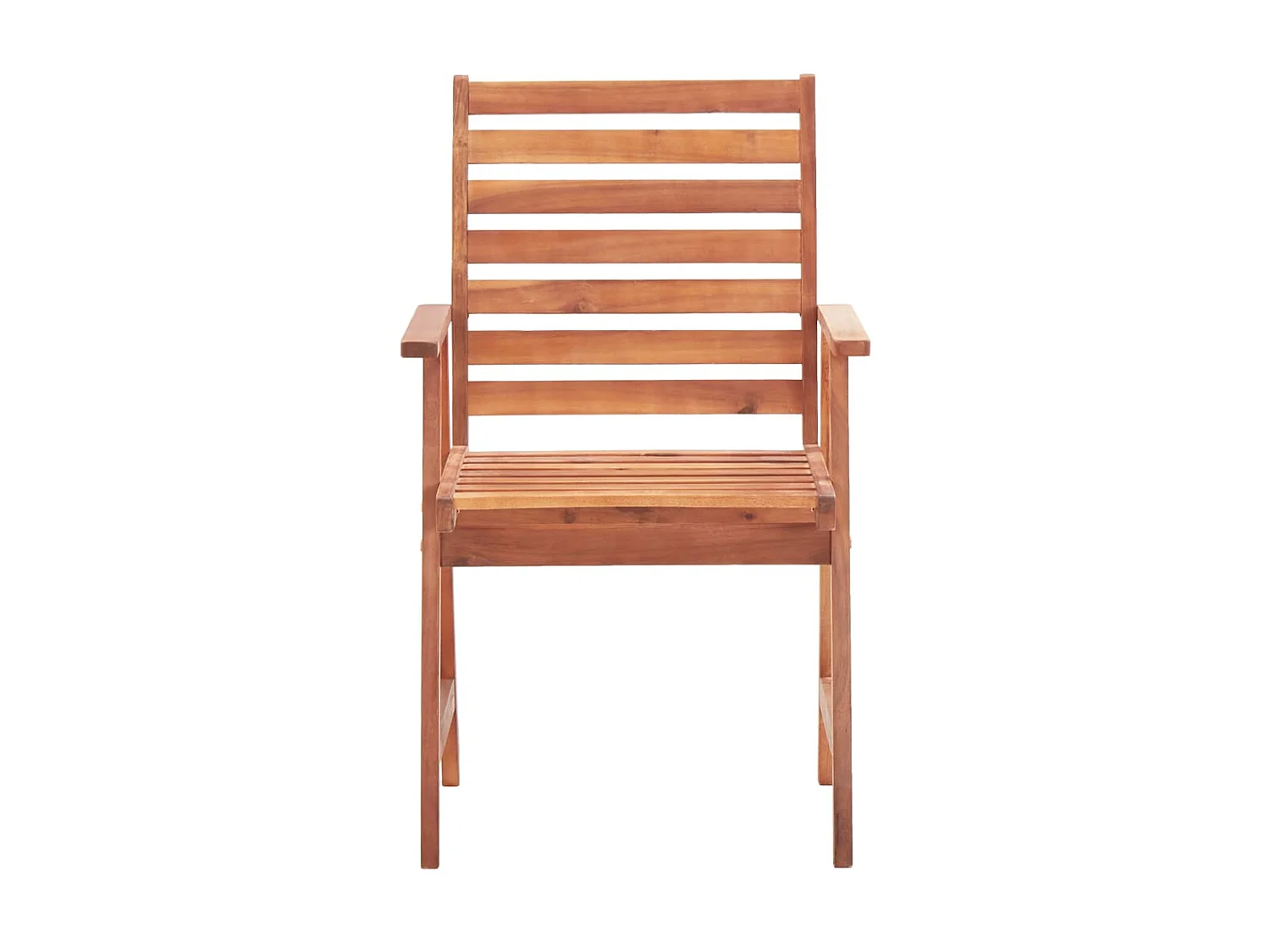 Tuinstoelen 2 st met kussens massief acaciahout NL69551