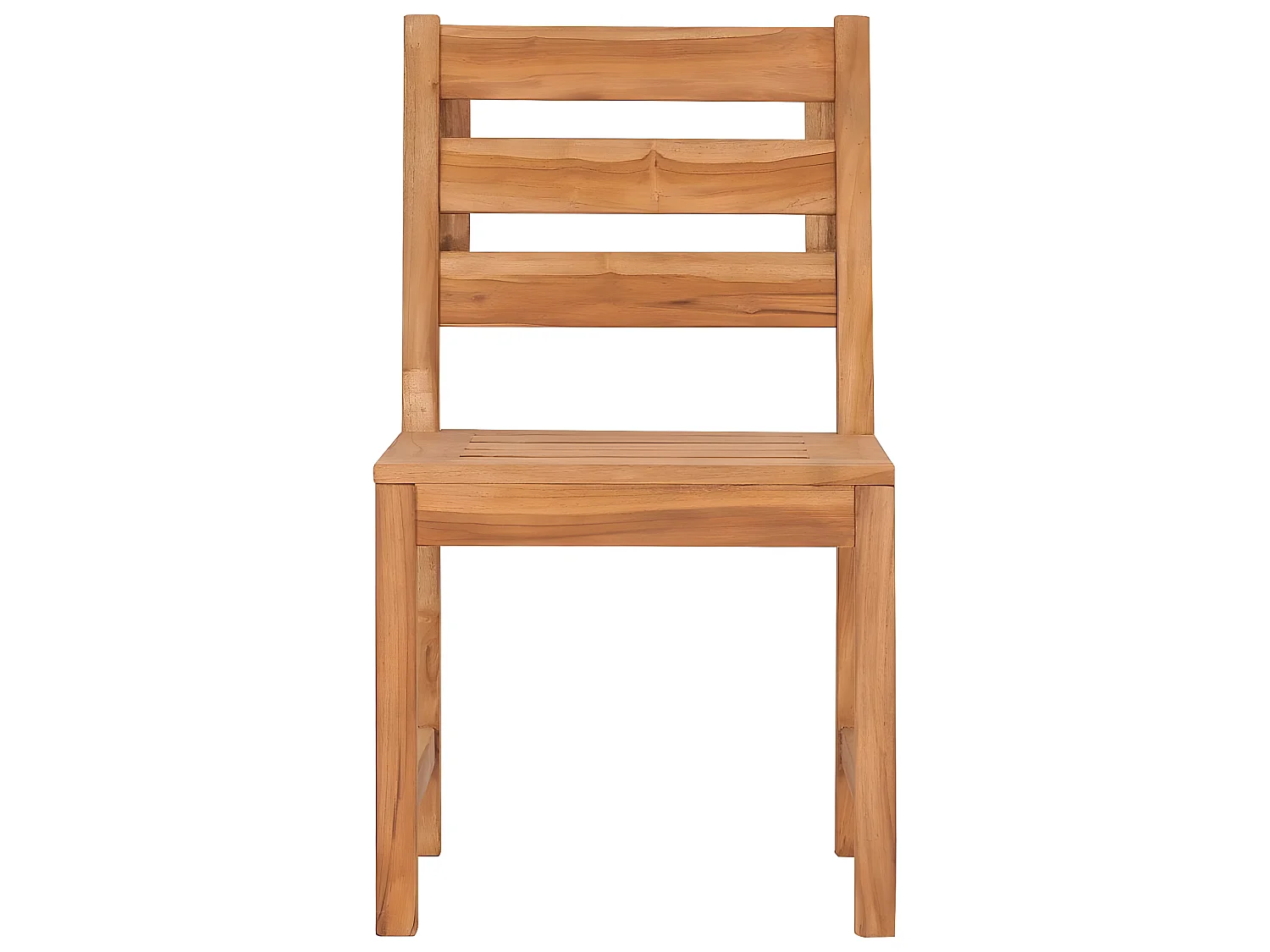 Chaises de jardin 4 pcs Bois de teck solide SEF22335