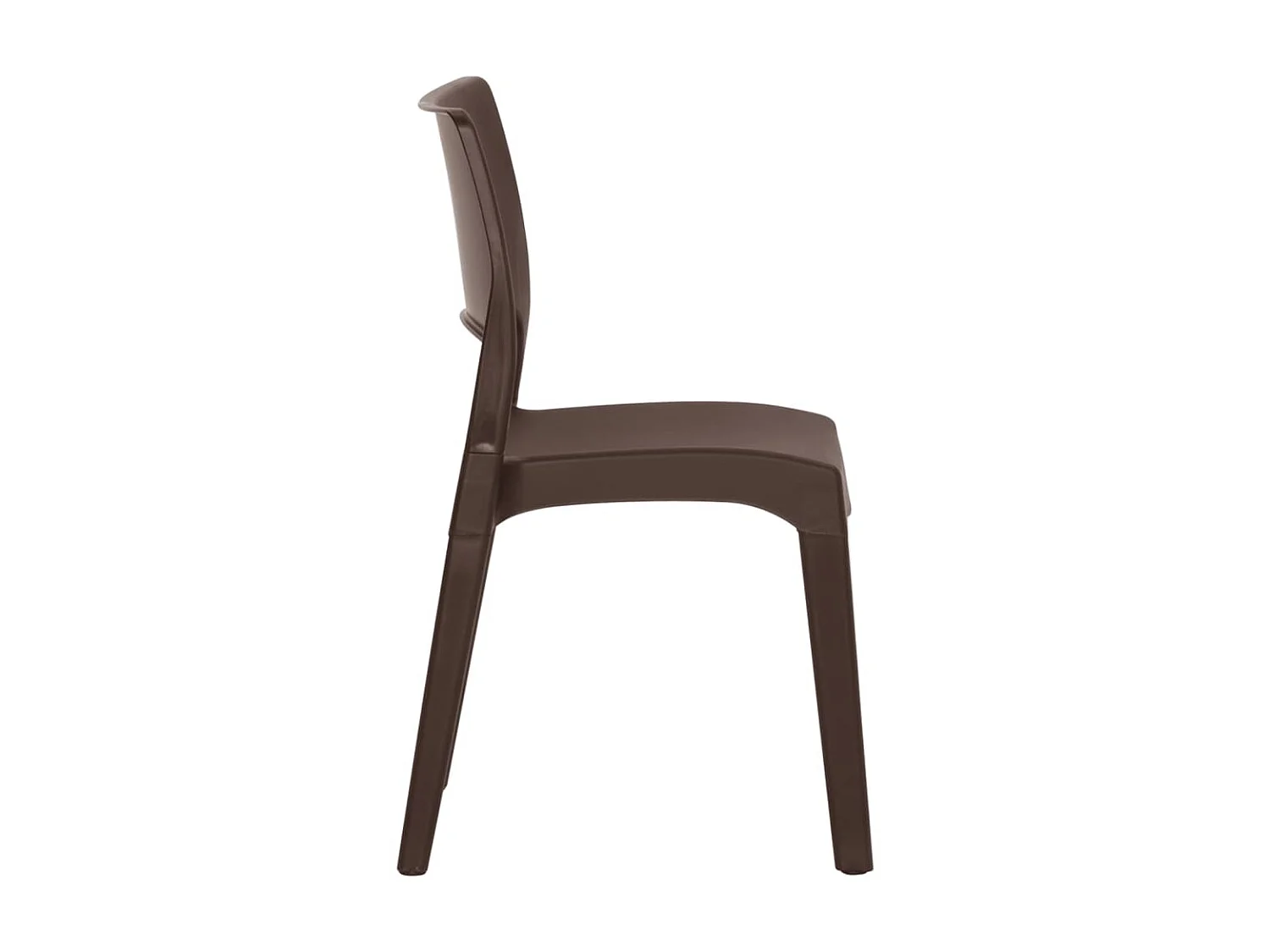 Cadeiras de jardim 2 pcs polipropileno cor moca PT244319