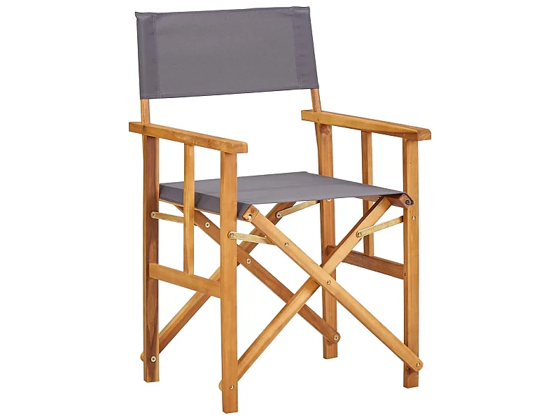 Silla de director madera maciza de acacia ES37451