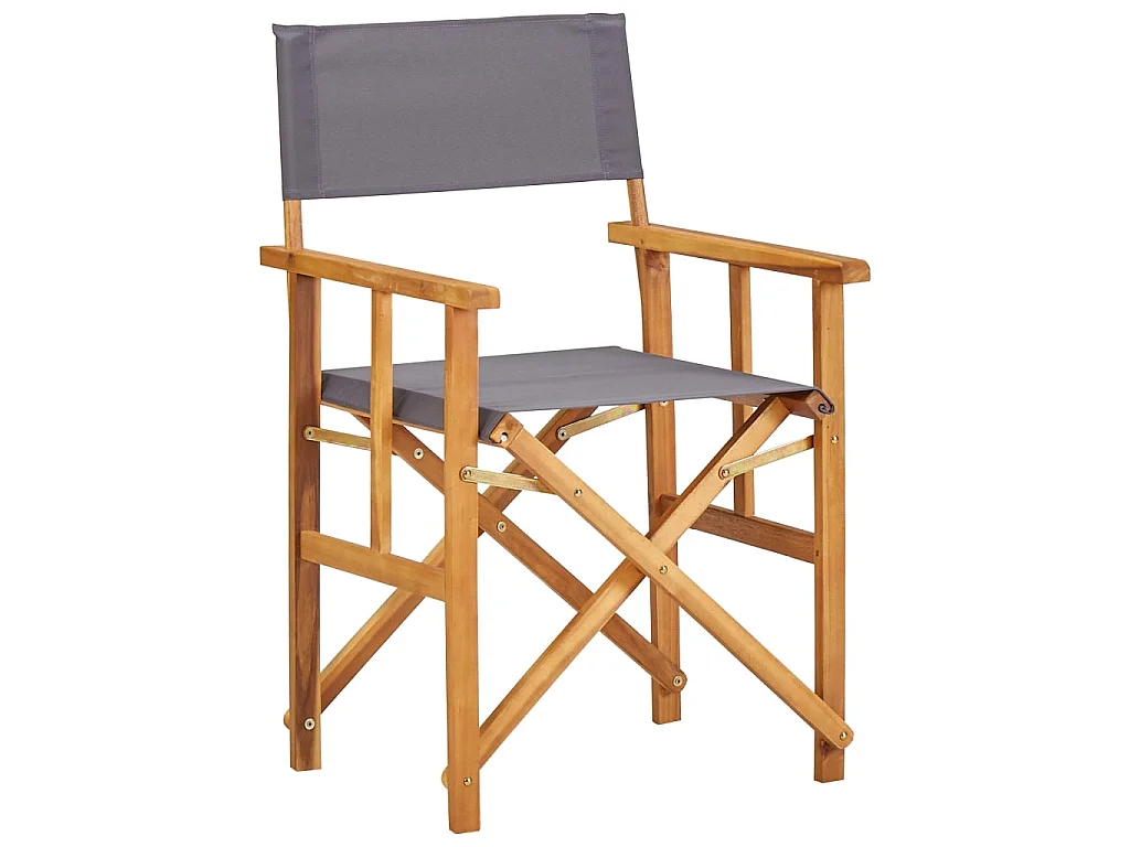 Silla de director madera maciza de acacia ES37451