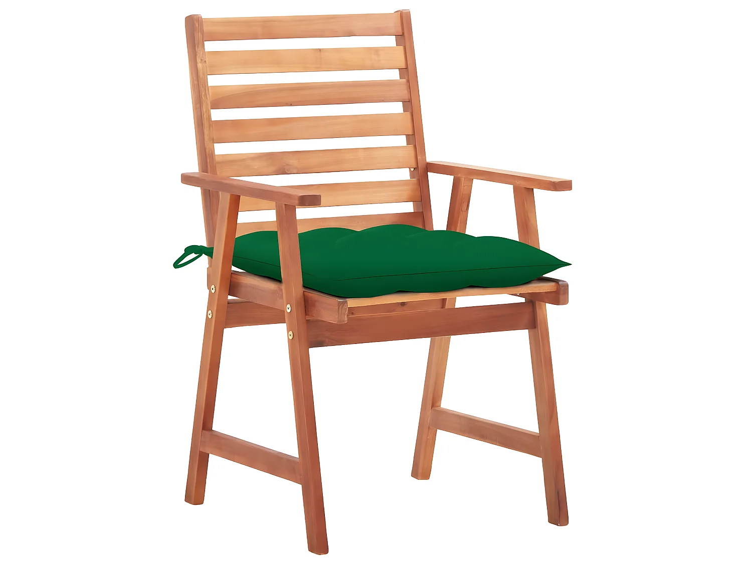 Chaises à dîner d'extérieur 3 pcs avec coussins Acacia massif SEF36626