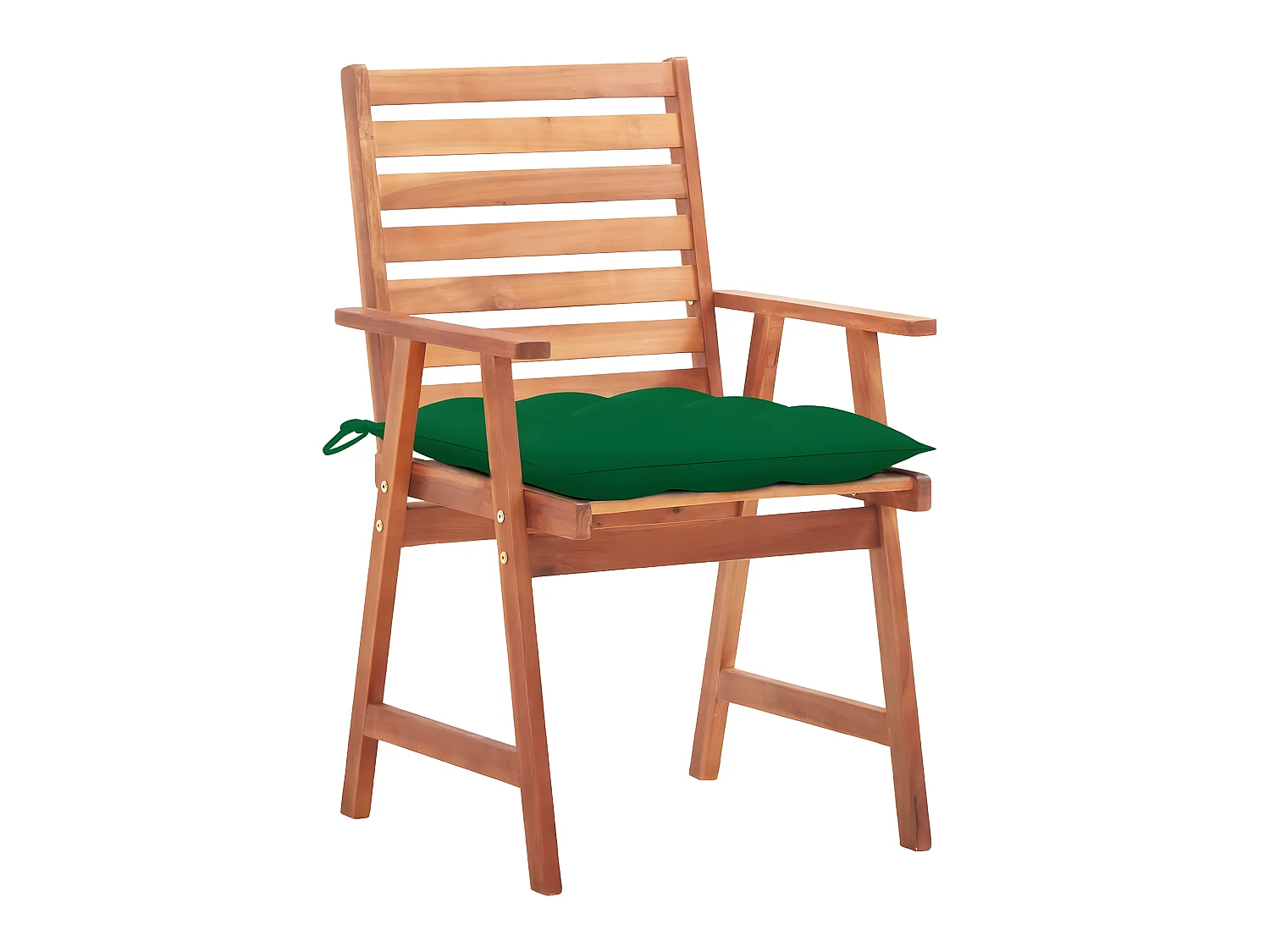 Chaises à dîner d'extérieur 3 pcs avec coussins Acacia massif SEF36626