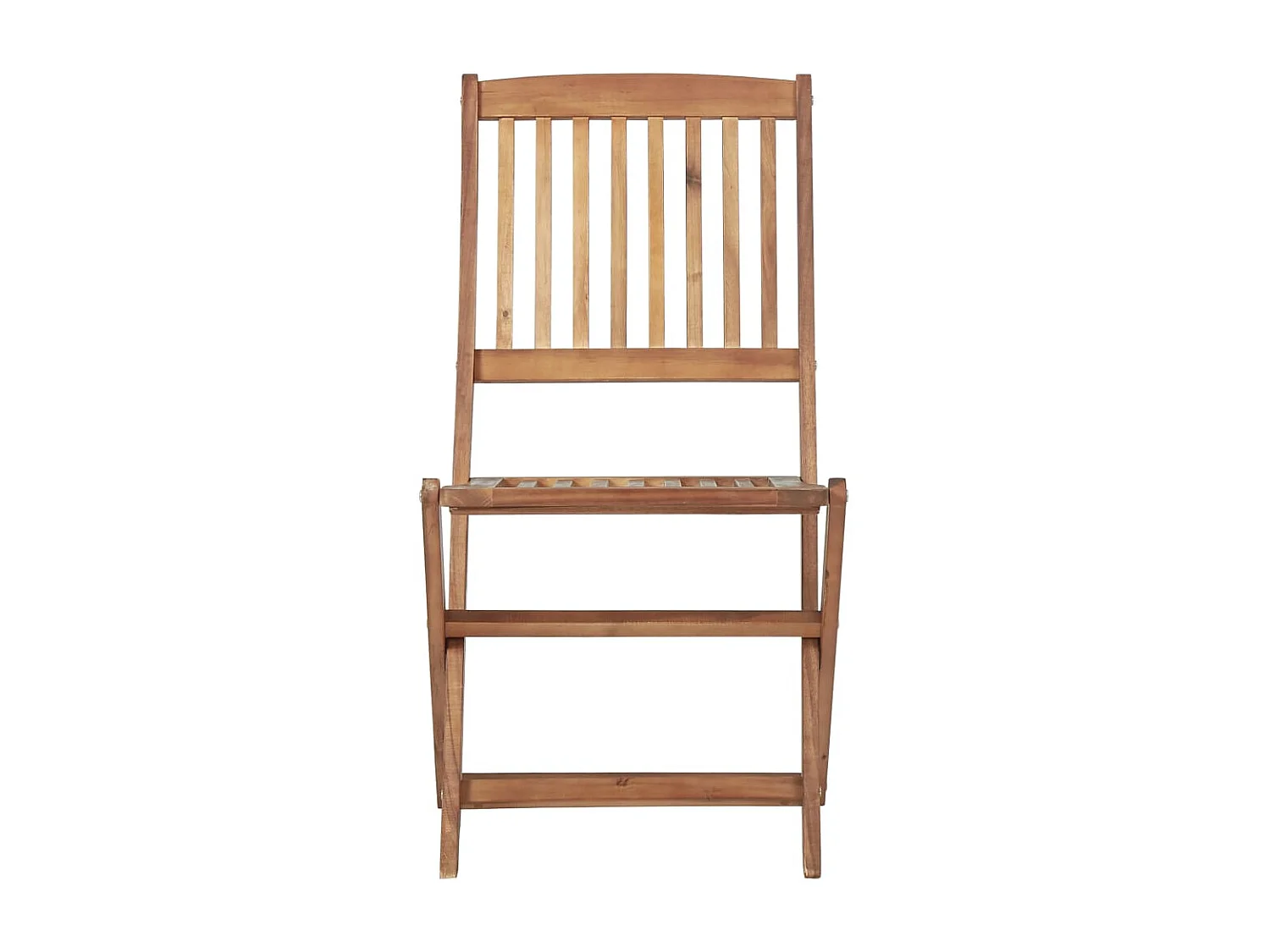 Chaises pliables d'extérieur 4 pcs Bois d'acacia solide SEF48843
