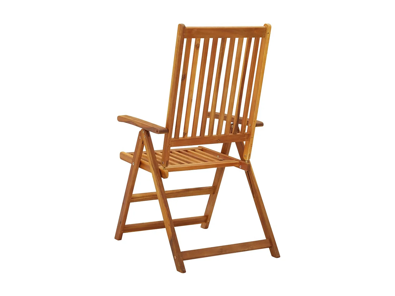 Tuinstoelen verstelbaar 3 st massief acaciahout NL25124