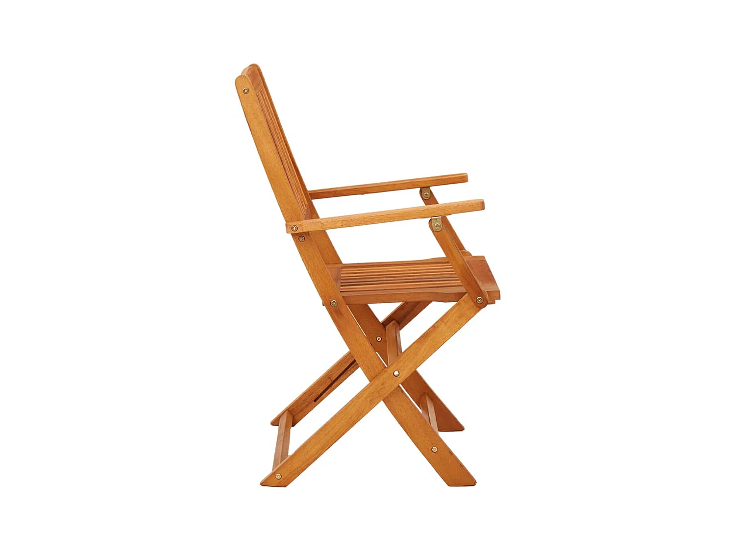 Klappbare Gartenstühle 4 Stk.| Outdoor-Stuhl Massivholz Eukalyptus -gkd852693