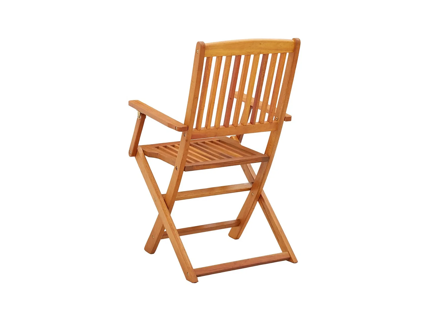 Klappbare Gartenstühle 4 Stk.| Outdoor-Stuhl Massivholz Eukalyptus -gkd852693