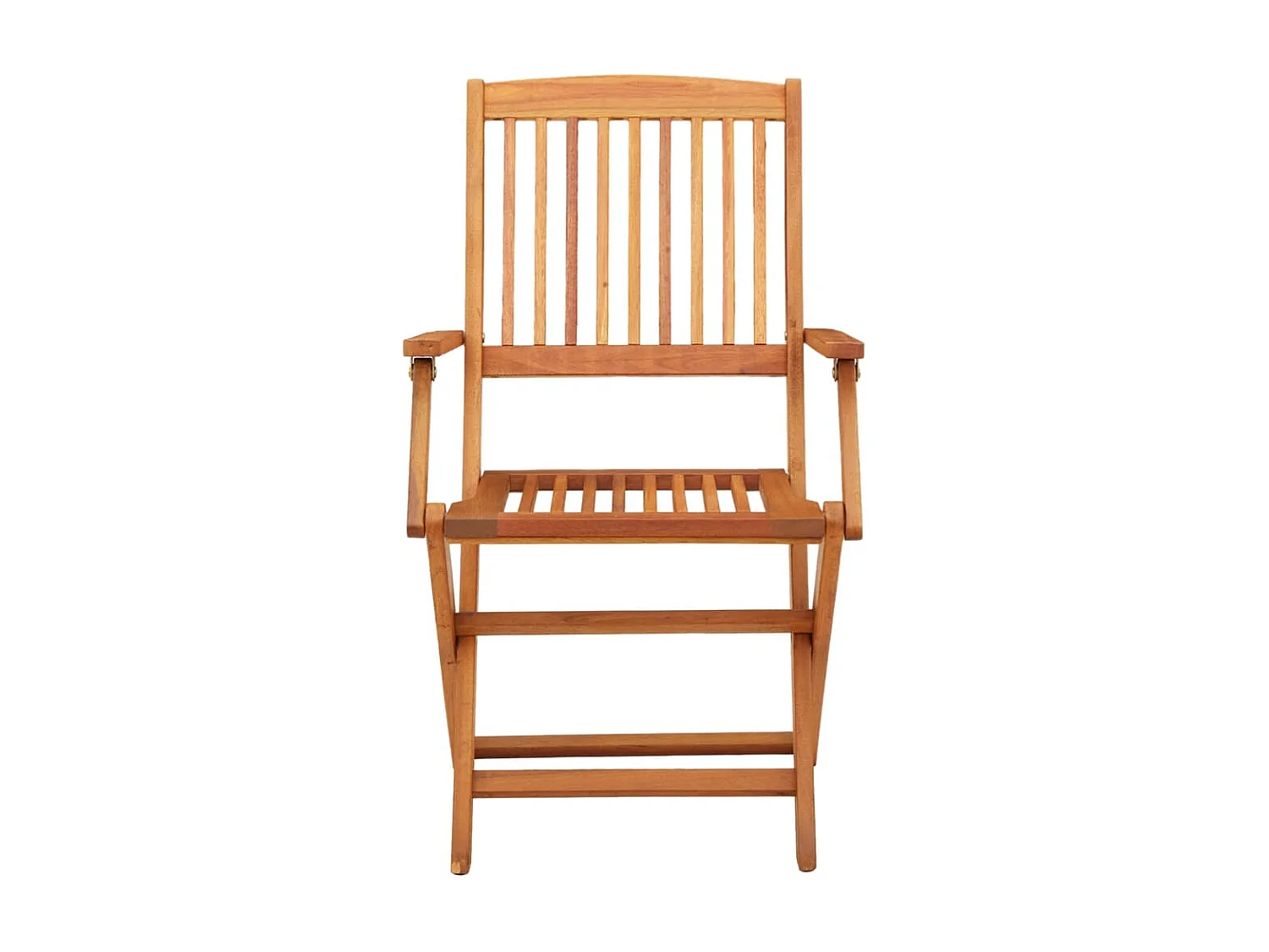 Chaises de jardin pliables 4 pcs Bois d'eucalyptus massif SEF36771