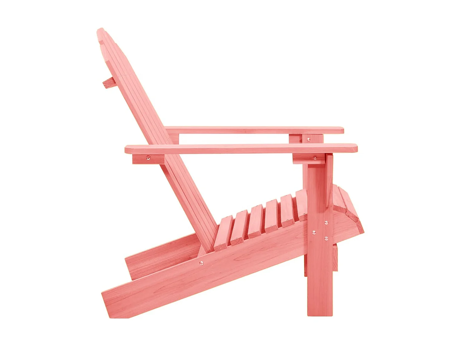 Silla de jardín Adirondack madera maciza de abeto rosa ES93090