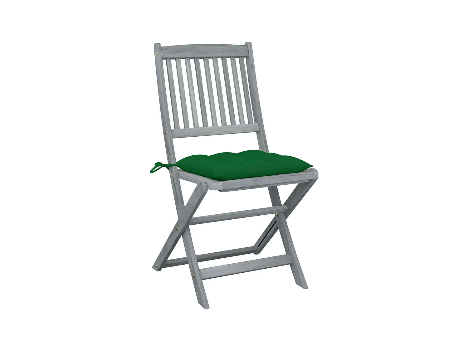 Klappbare Gartenstühle 2 Stk.| Outdoor-Stuhl mit Kissen Massivholz Akazie -gkd873530