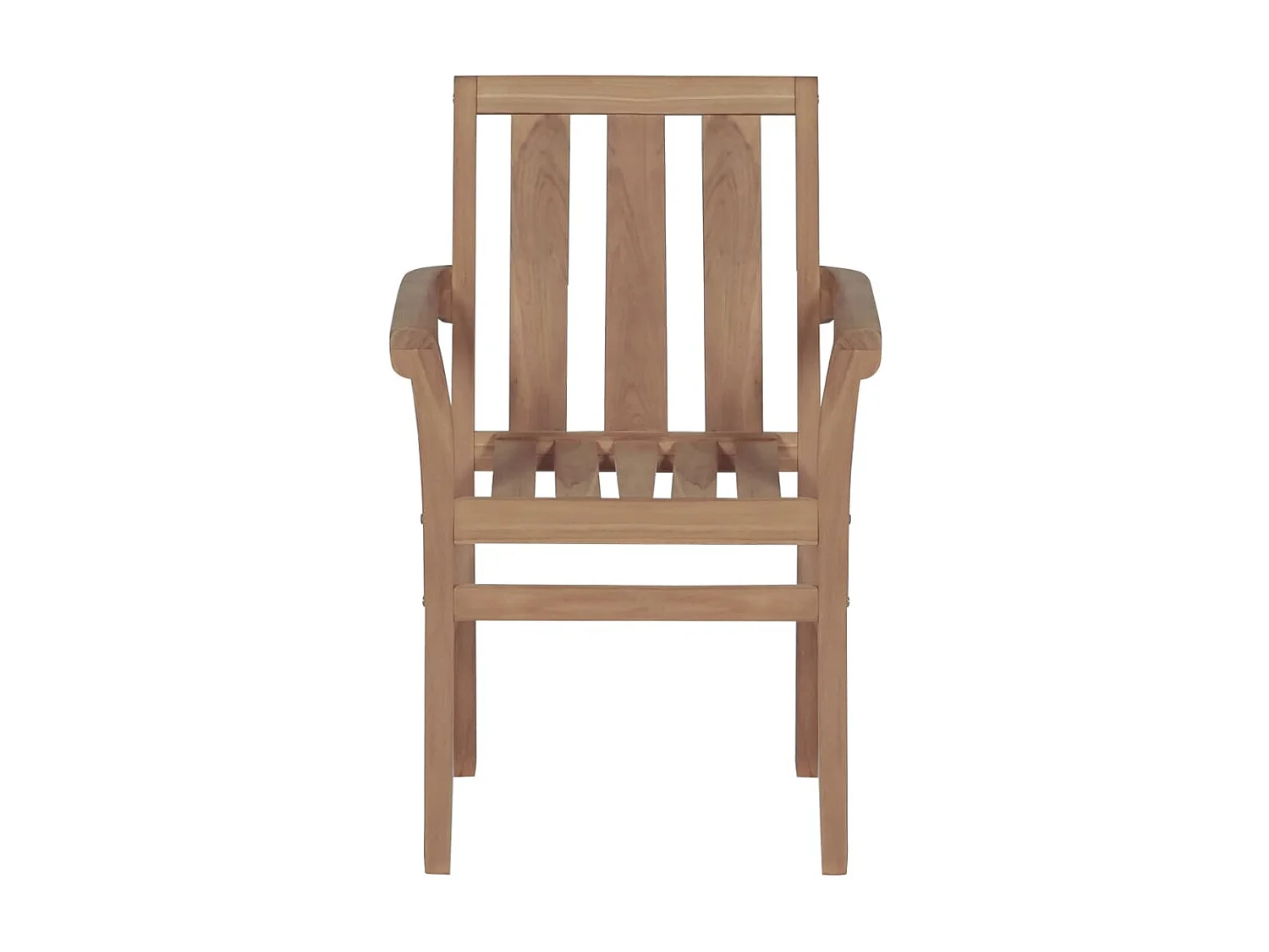 Tuinstoelen 2 st met groene kussens massief teakhout NL75864