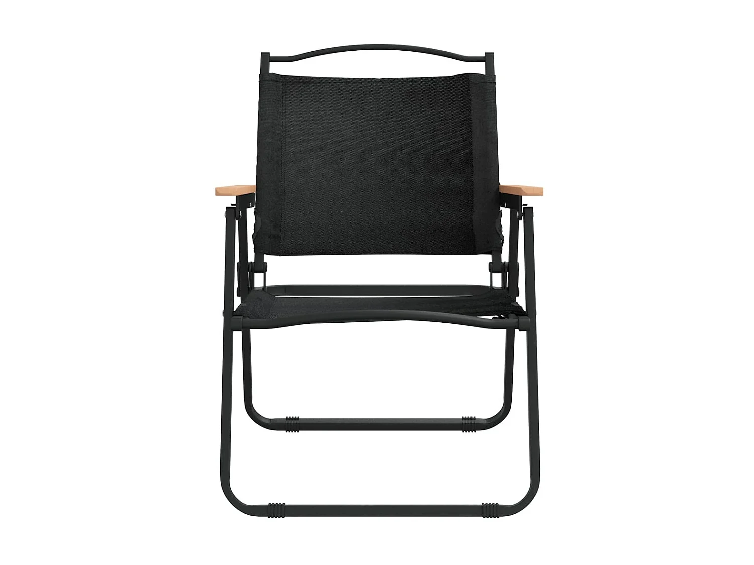 Chaises de camping 2 pcs Noir 54x55x78 cm Tissu Oxford SEF93131