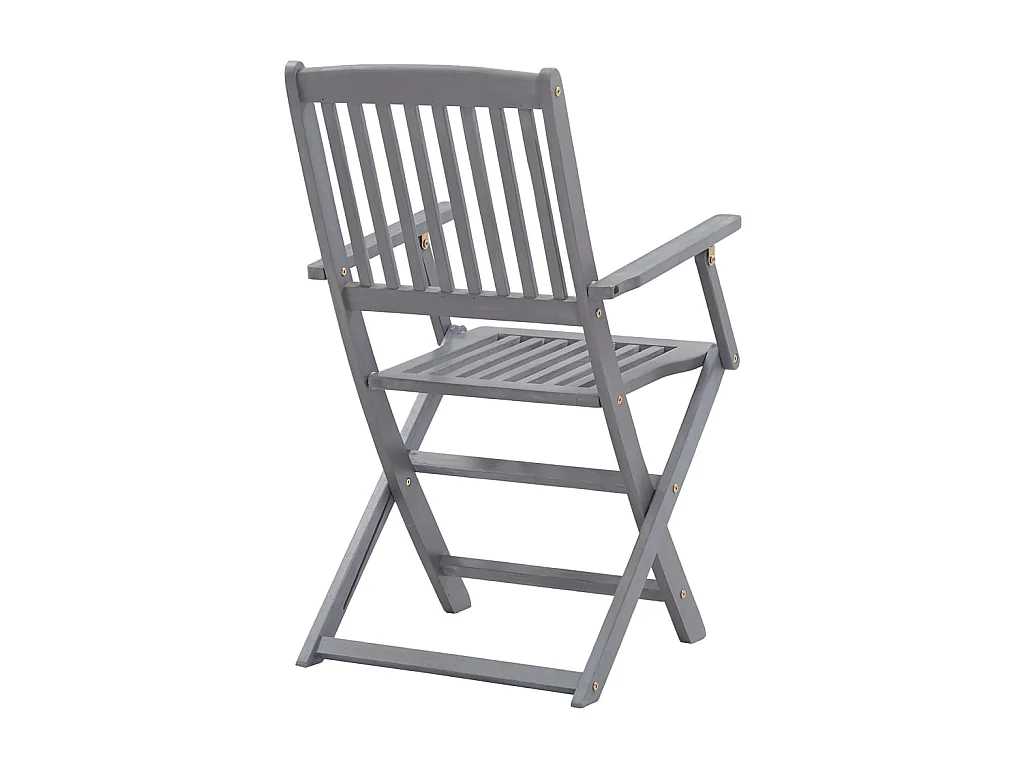 Klappbare Gartenstühle 4 Stk.| Outdoor-Stuhl Massivholz Akazie -gkd910411