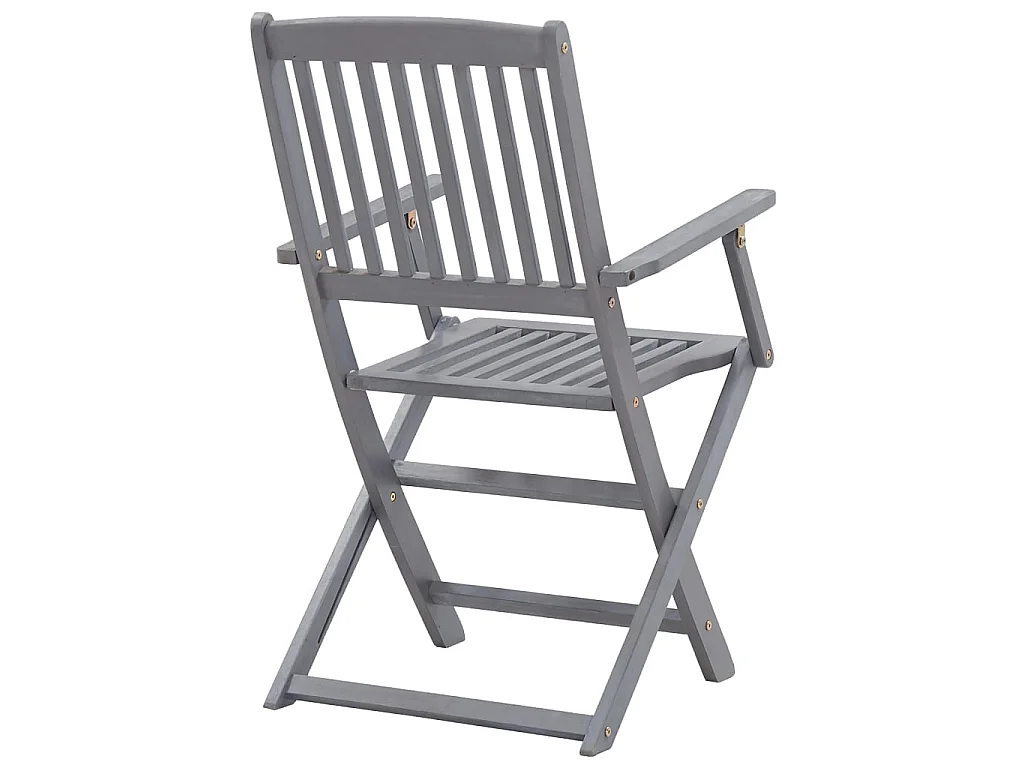 Klappbare Gartenstühle 4 Stk.| Outdoor-Stuhl Massivholz Akazie -gkd910411