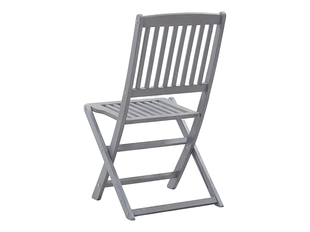 Chaises pliables d'extérieur 8 pcs Bois d'acacia solide SEF78885