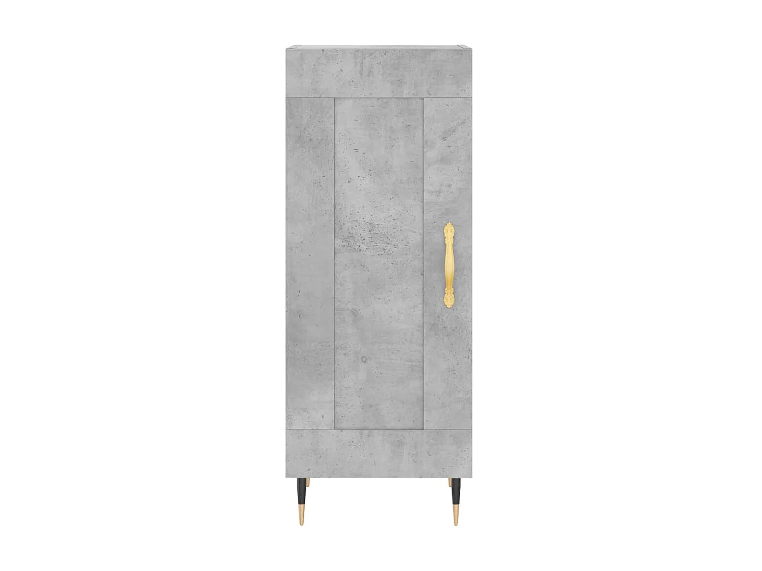 Sideboard Lowboard - Betongrau 34,5x34x90 cm Holzwerkstoff -RM13235