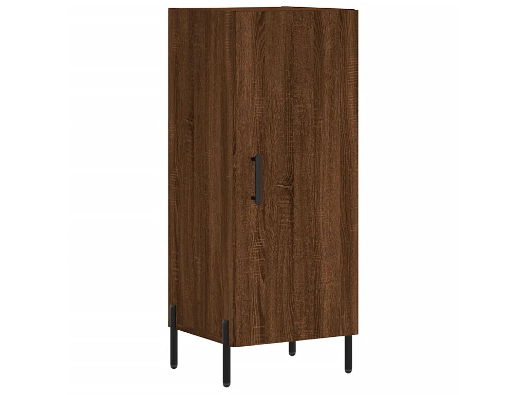 Sideboard Lowboard - Braun Eichen-Optik 34,5x34x90 cm Holzwerkstoff -RM60850