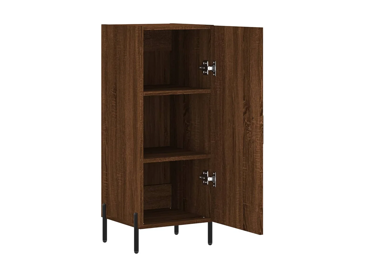 Sideboard Lowboard - Braun Eichen-Optik 34,5x34x90 cm Holzwerkstoff -RM60850
