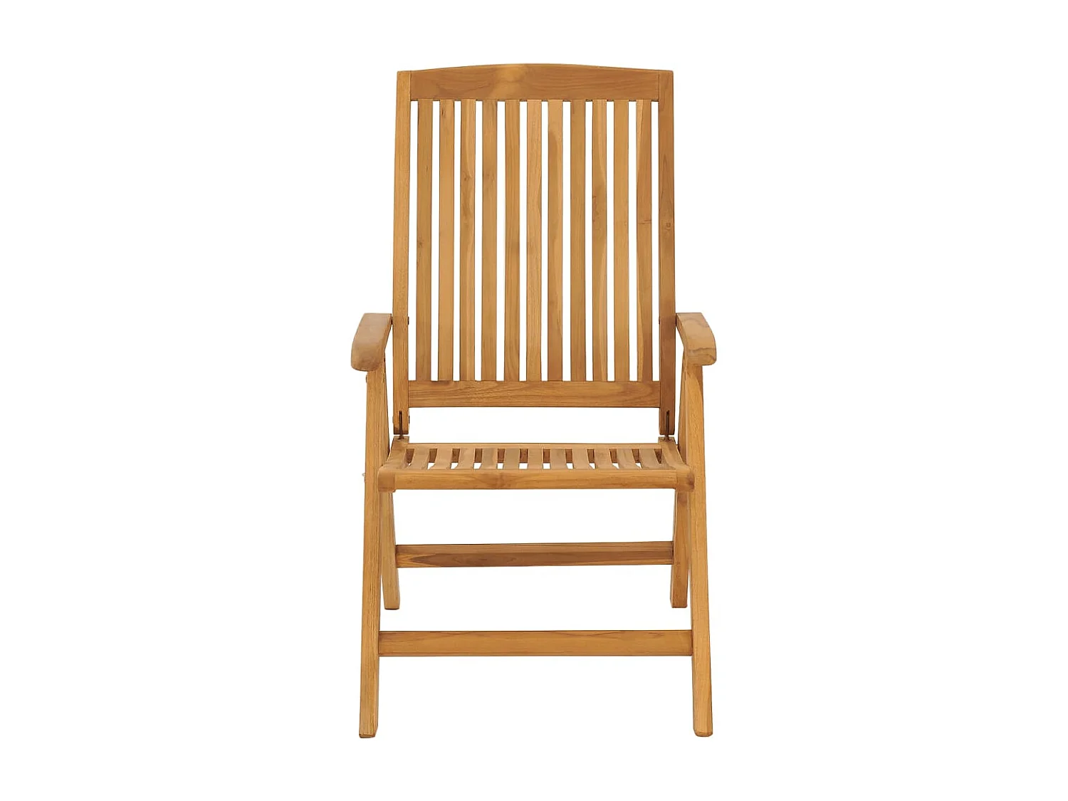 Cadeiras de jardim reclináveis c/ almofadões 2 pcs teca maciça PT833869