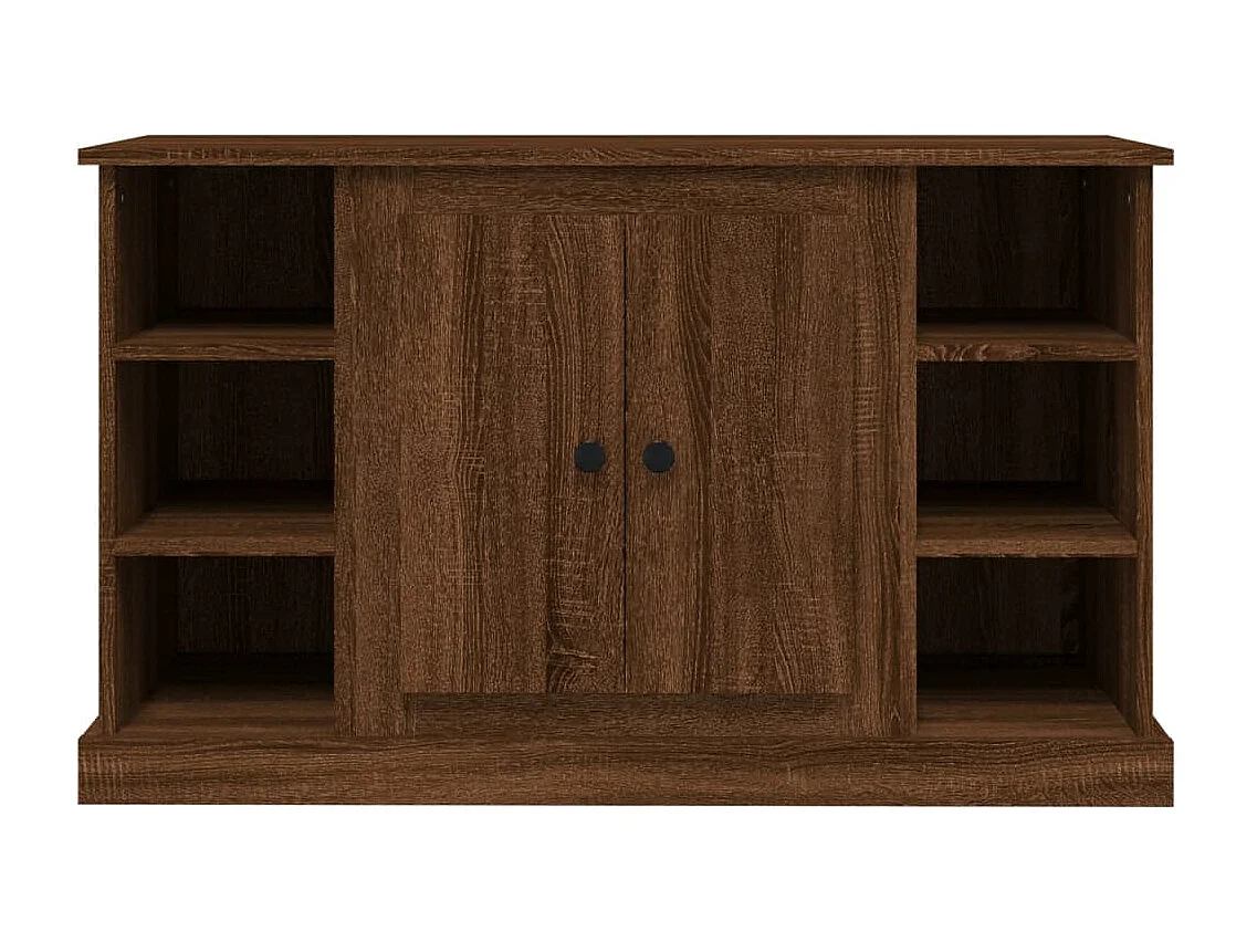 Sideboard Lowboard - Braun Eichen-Optik 100x35,5x60 cm Holzwerkstoff -RM70672