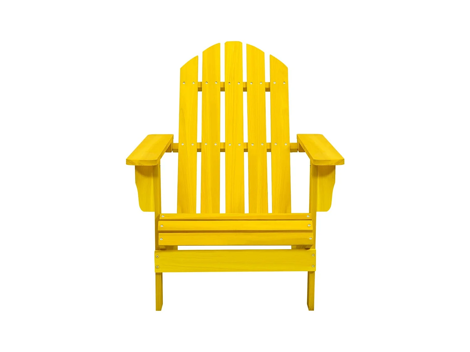 Tuinstoel Adirondack massief vurenhout geel NL12034