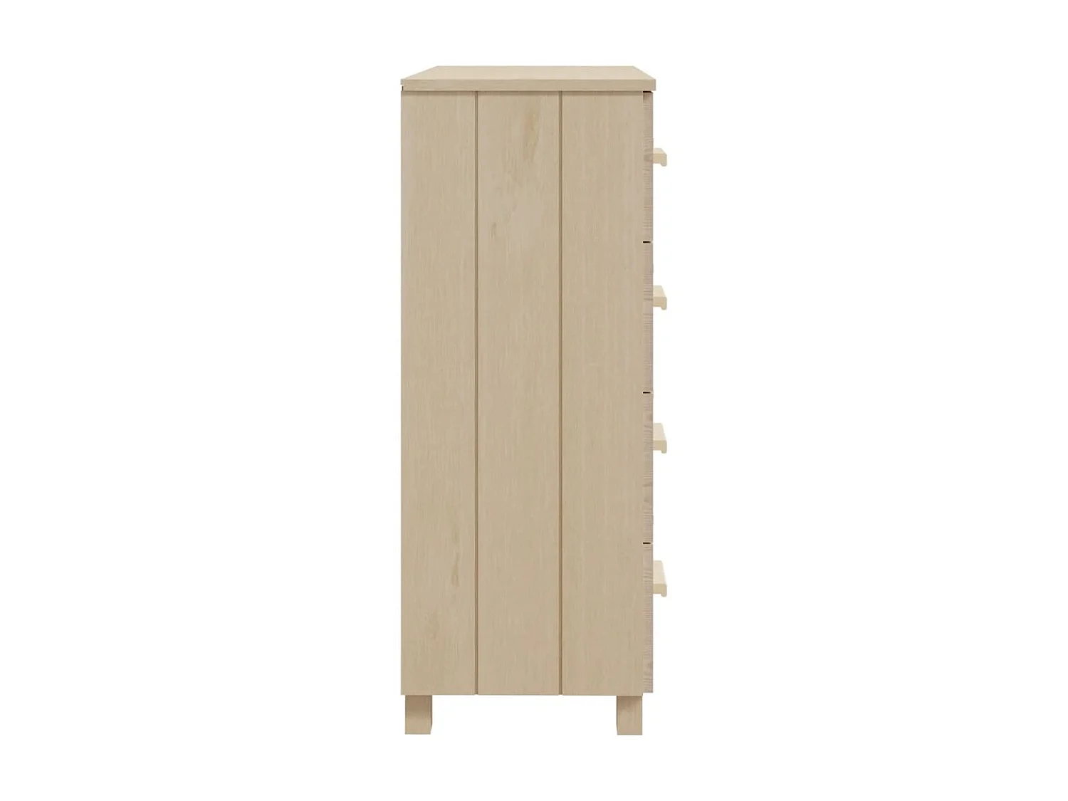 Sideboard Lowboard - HAMAR Honigbraun 79x40x103,5 cm Massivholz Kiefer -RM35782