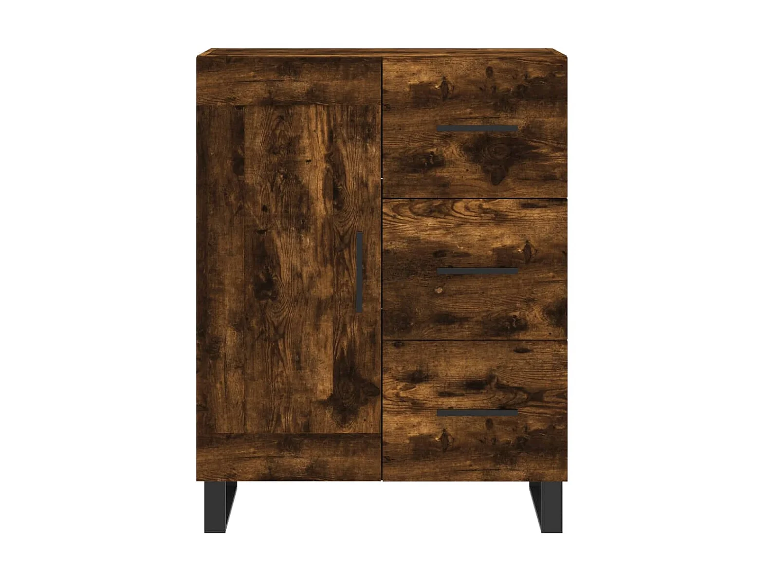 Sideboard Anrichte Räuchereiche 69,5x34x90 cm Holzwerkstoff -RM36871