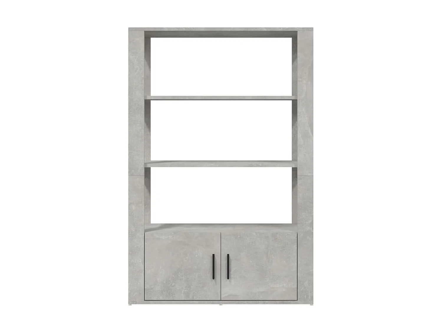 Sideboard Lowboard - Betongrau 80x30x119,5 cm Holzwerkstoff -RM25117