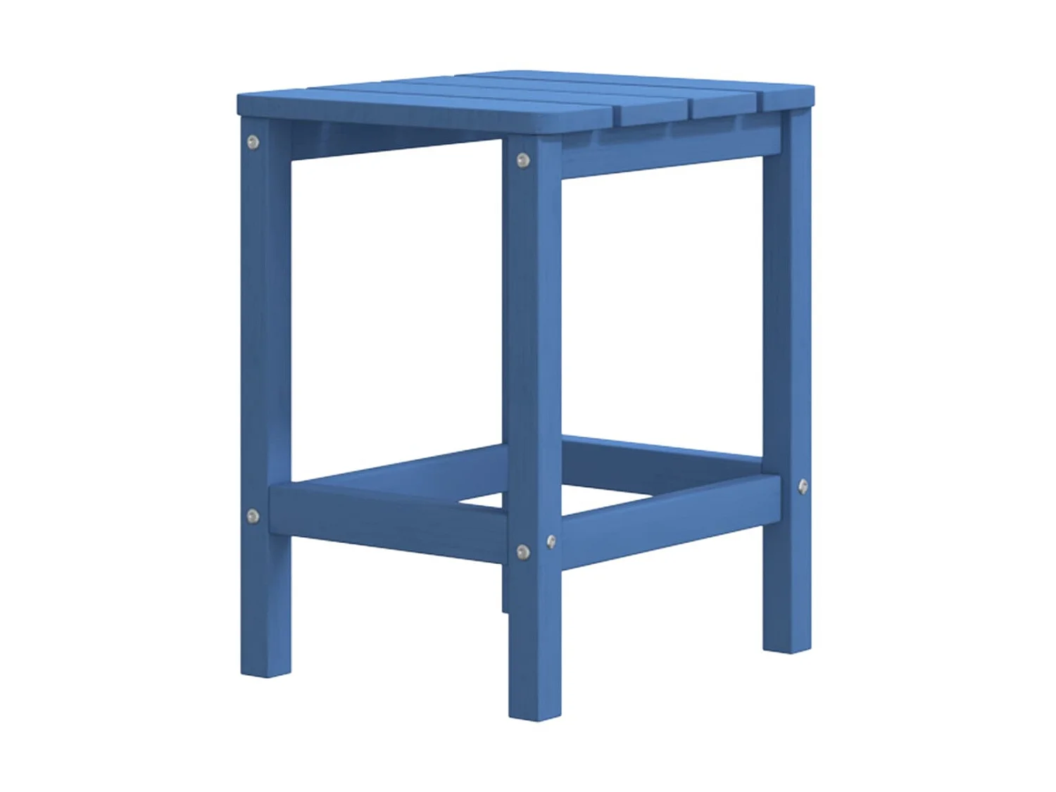 Chaise de jardin Adirondack repose-pied table PEHD Bleu aqua SEF24721