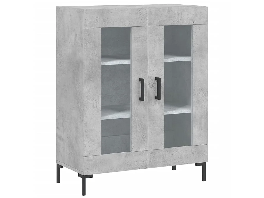 Sideboard Lowboard - Betongrau 69,5x34x90 cm Holzwerkstoff -RM25022